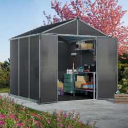 Abri de jardin 237x229cm en polycarbonate RUBICON Canopia by Palram
