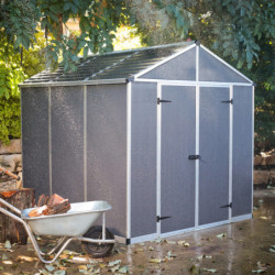 Abri de jardin 237x229cm en polycarbonate RUBICON Canopia by Palram