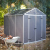 Abri de jardin 237x229cm en polycarbonate RUBICON Canopia by Palram