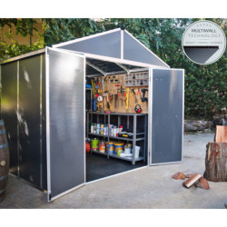 Abri de jardin 237x229cm en polycarbonate RUBICON Canopia by Palram