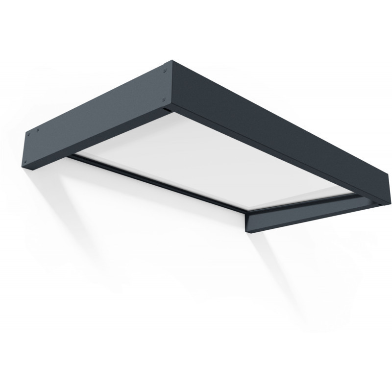 Marquise porte en acrylique blanc de 4mm Sophia™ 1600 - Canopia