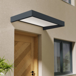 Marquise porte en acrylique blanc de 4mm Sophia™ 1600 - Canopia