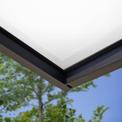 Marquise porte en acrylique blanc de 4mm Sophia™ 1600 - Canopia