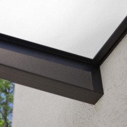 Marquise porte en acrylique blanc de 4mm Sophia™ 1600 - Canopia