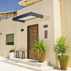 Marquise porte en acrylique blanc de 4mm Sophia™ 2150 - Canopia