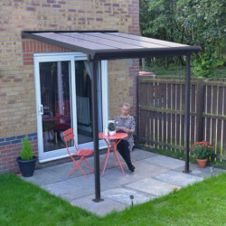 Pergola SIERRA 224x224cm en aluminium et polycarbonate 6mm Palram