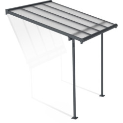 Pergola SIERRA 224x224cm en aluminium et polycarbonate 6mm Palram