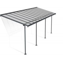 Pergola SIERRA 224x670cm en aluminium et polycarbonate 6mm Canopia