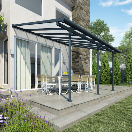 Pergola SIERRA 299x434cm en aluminium et polycarbonate 6mm Palram