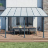 Pergola SIERRA 299x434cm en aluminium et polycarbonate 6mm Palram