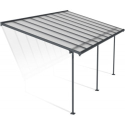 Pergola SIERRA 299x555cm en alu et polycarbonate 6mm Canopia by Palram