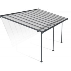 Pergola SIERRA 295x619cm en alu et polycarbonate 6mm Canopia by Palram