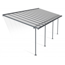 Pergola SIERRA 295x739cm en alu et polycarbonate 6mm Canopia by Palram