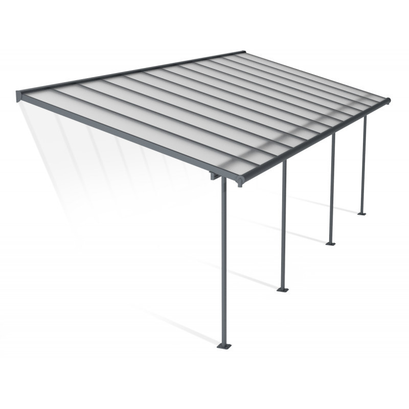 Pergola SIERRA 295x739cm en alu et polycarbonate 6mm Canopia by Palram