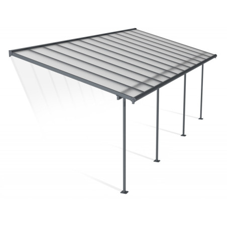 Pergola SIERRA 295x739cm en alu et polycarbonate 6mm Canopia by Palram