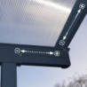 Pergola SIERRA 295x739cm en alu et polycarbonate 6mm Canopia by Palram