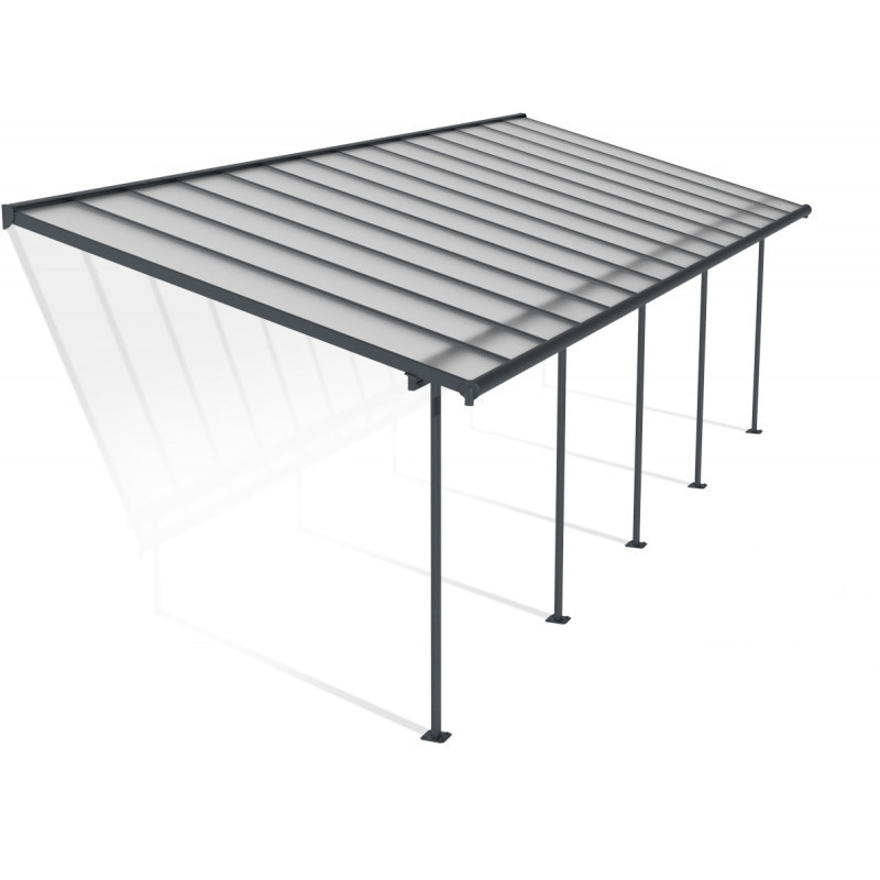 Pergola SIERRA 295x860cm en alu et polycarbonate 6mm Canopia by Palram