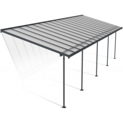 Pergola SIERRA 295x980cm en alu et polycarbonate 6mm Canopia by Palram