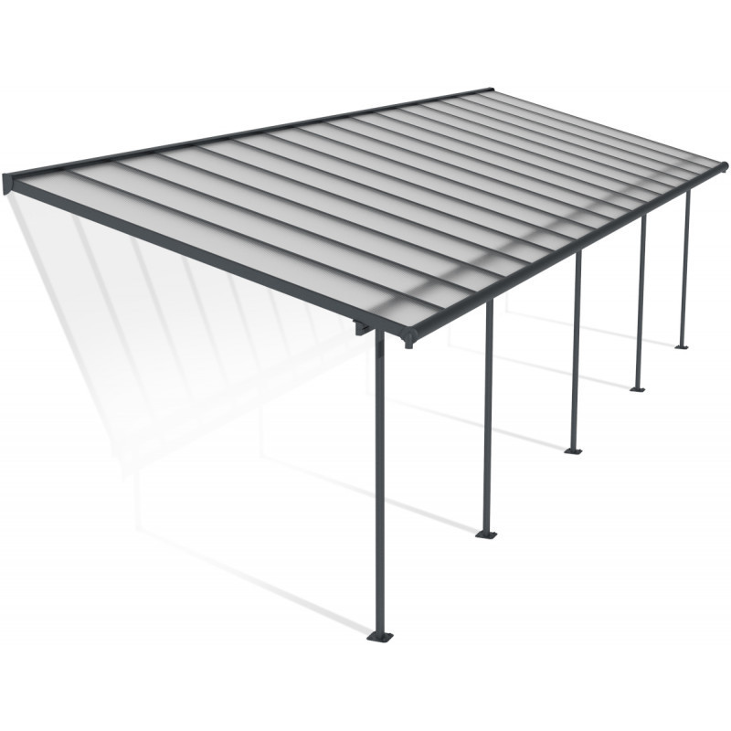 Pergola SIERRA 295x980cm en alu et polycarbonate 6mm Canopia by Palram