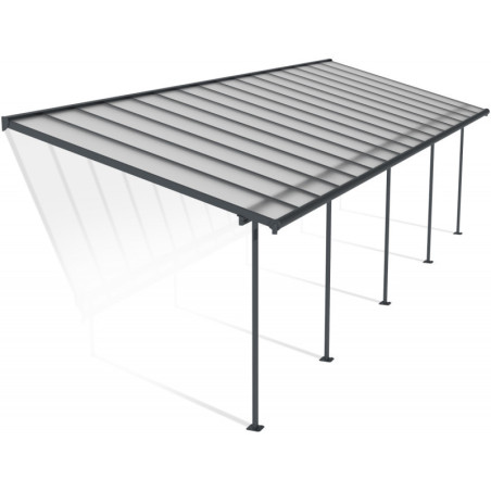 Pergola SIERRA 295x980cm en alu et polycarbonate 6mm Canopia by Palram