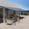 Pergola SIERRA 295x1044cm en aluminium+polycarbonate 6mm Palram