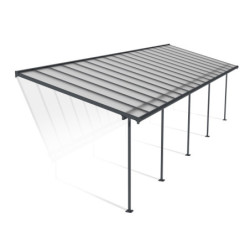 Pergola SIERRA 295x1044cm en aluminium+polycarbonate 6mm Palram