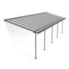 Pergola SIERRA 295x1044cm en aluminium+polycarbonate 6mm Palram