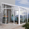 Véranda 300x305cm en aluminium blanc Sanremo Palram - Canopia