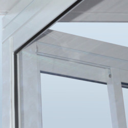 Véranda 300x305cm en aluminium blanc Sanremo Palram - Canopia