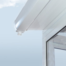 Véranda 300x305cm en aluminium blanc Sanremo Palram - Canopia