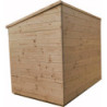 Coffre rangement jardin 1200L bois traité Gardy Shelter toit blanc