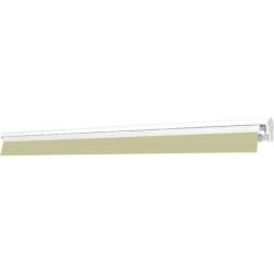 Store électrique retractable 3,5x2,5m semi-cassette beige X-Metal