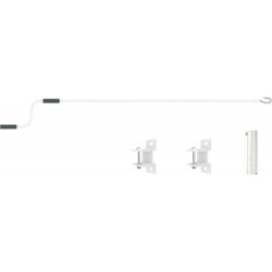 Store électrique retractable 3,5x2,5m semi-cassette beige X-Metal