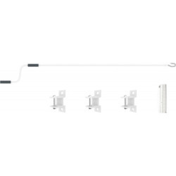 Store électrique retractable 4x3m semi-cassette beige X-Metal