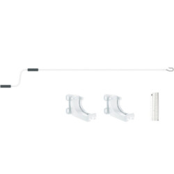 Store électrique retractable 3x2,5 coffre complet beige X-Metal