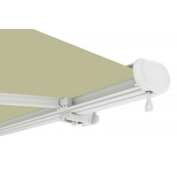 Store électrique retractable 3x2,5 coffre complet beige X-Metal