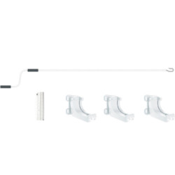 Store électrique retractable 4x3m coffre complet beige X-Metal