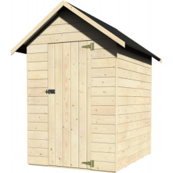 Abri Ambeal 2,71m² en bois massif 12mm+plancher Décor et Jardin