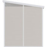 Abri de jardin toit plat polypropylène beige190x192cm Jôbu