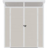Abri de jardin toit plat polypropylène beige190x192cm Jôbu