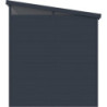 Abri de jardin toit plat polypropylène anthracite 238x192cm Jôbu