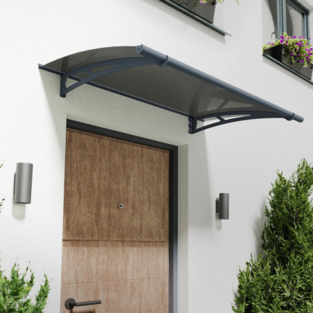 Marquise porte d'entrée grise AQUILA ™1500 – Palram - Canopia