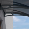 Marquise porte d'entrée grise AQUILA™ 4500 - Palram - Canopia