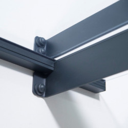 Marquise porte d'entrée transparente Nancy™ 4500 - Palram - Canopia