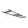 Marquise porte d'entrée transparente Nancy™ 4100 - Palram - Canopia