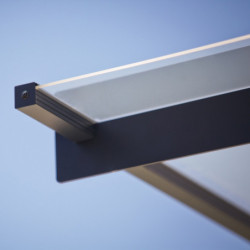 Marquise porte d'entrée transparente Nancy™ 4100 - Palram - Canopia