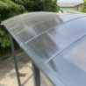 Protection de camping structure aluminium et couverture polycarbonate