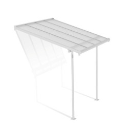 Pergola SIERRA 224x224cm en alu blanc et polycarbonate 6mm Palram