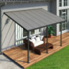 Pergola Feria 300x425cm en aluminium et polycarbonate 8mm Palram