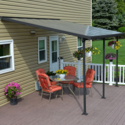 Pergola Feria 300x425cm en aluminium et polycarbonate 8mm Palram